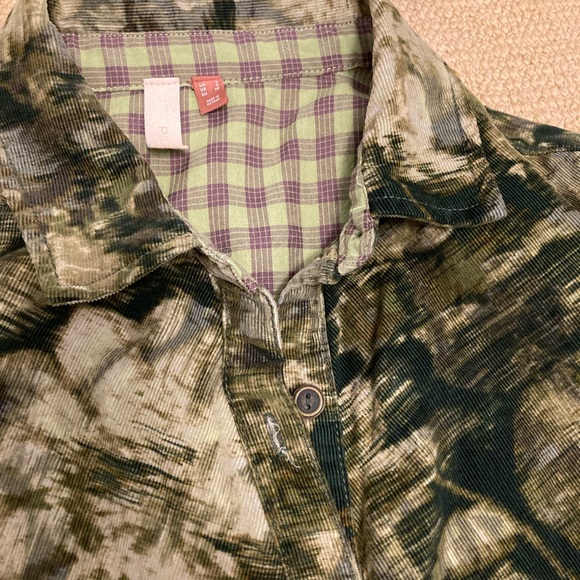 Dark green fitted shirt dress - Picture 7 of 8